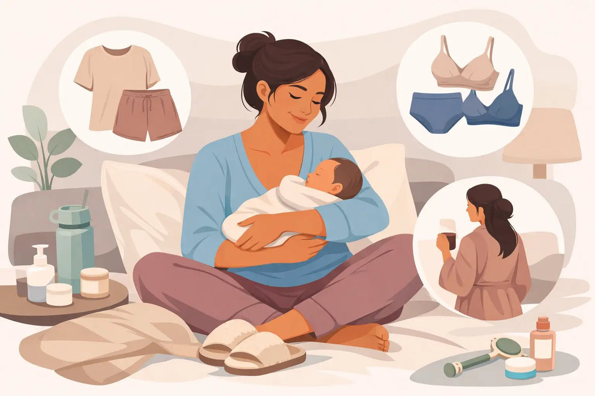 10 New Mom Recovery Outfit Examples That Feel Good - Aimee Nursing Gowns