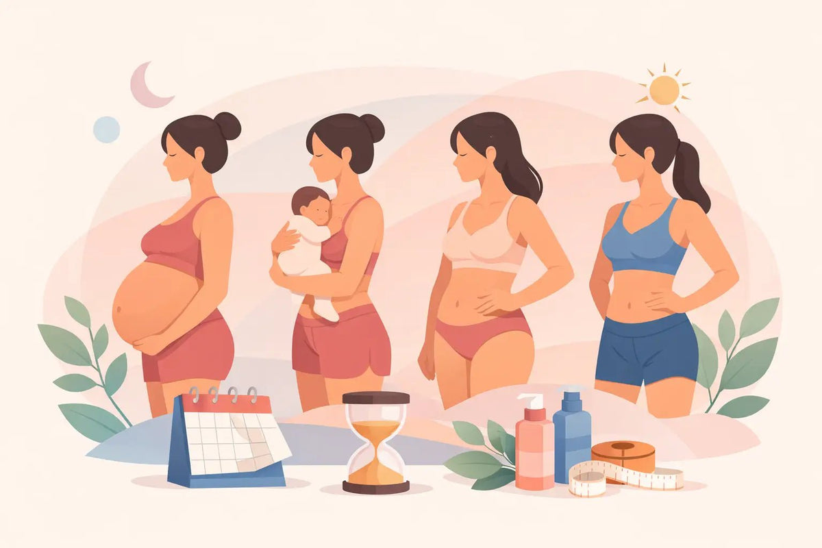 A Guide to Postpartum Body Changes, Week by Week - Aimee Nursing Gowns