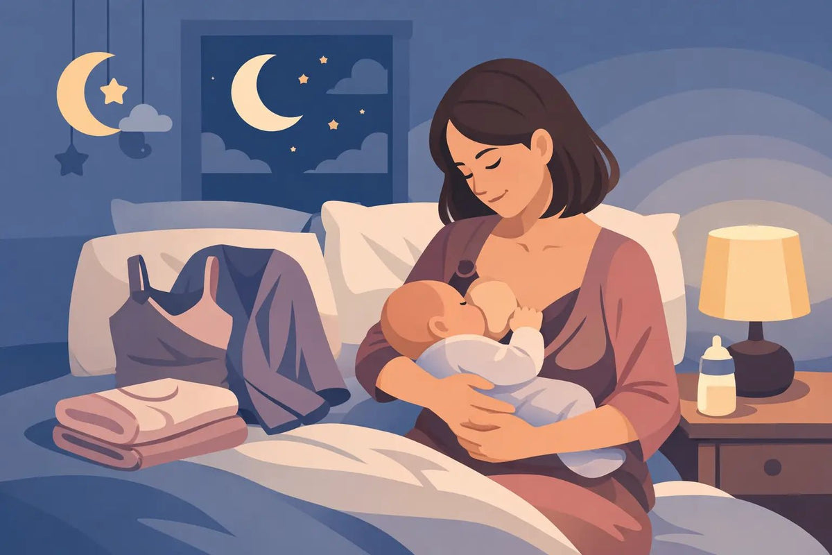 Best Clothes for Breastfeeding at Night - Aimee Nursing Gowns