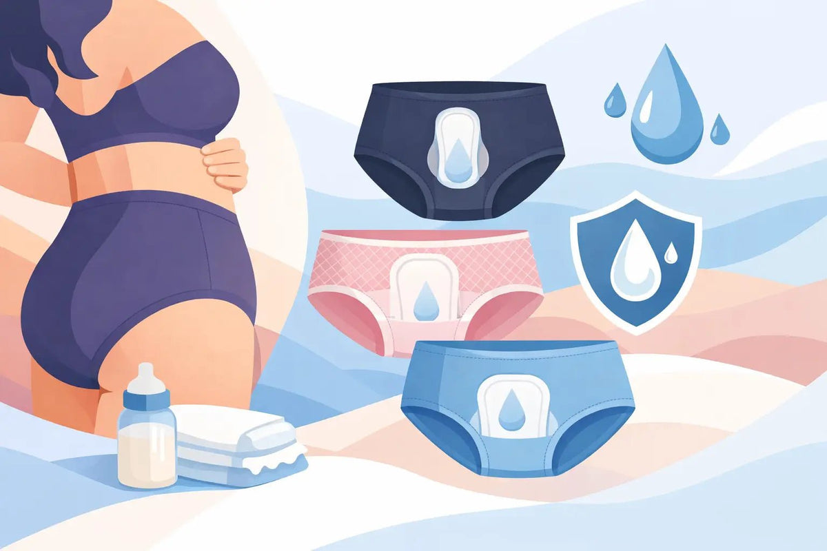 Best Postpartum Underwear for Leaks - Aimee Nursing Gowns