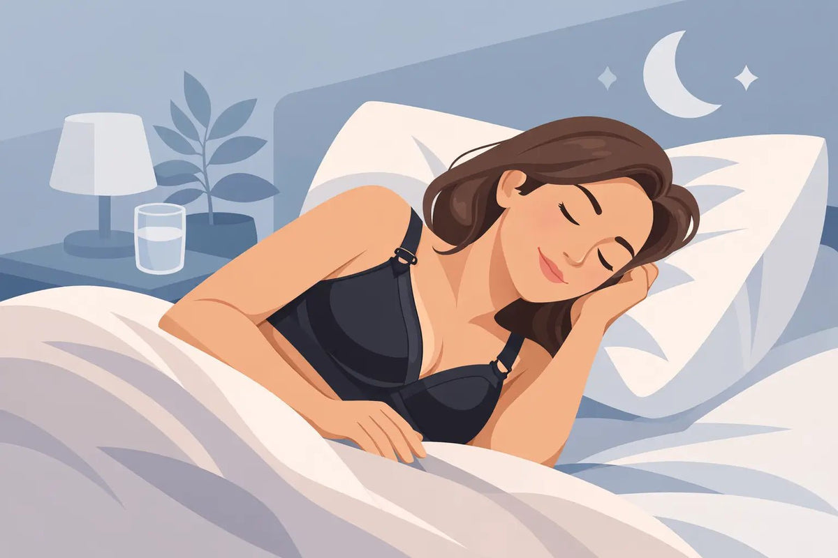 Can You Sleep in a Nursing Bra Comfortably? - Aimee Nursing Gowns