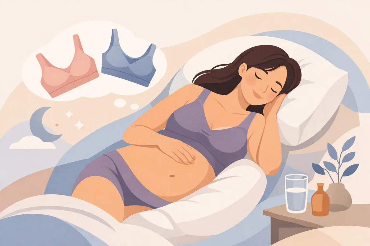 Comfortable Sleep Bras for Pregnancy - Aimee Nursing Gowns