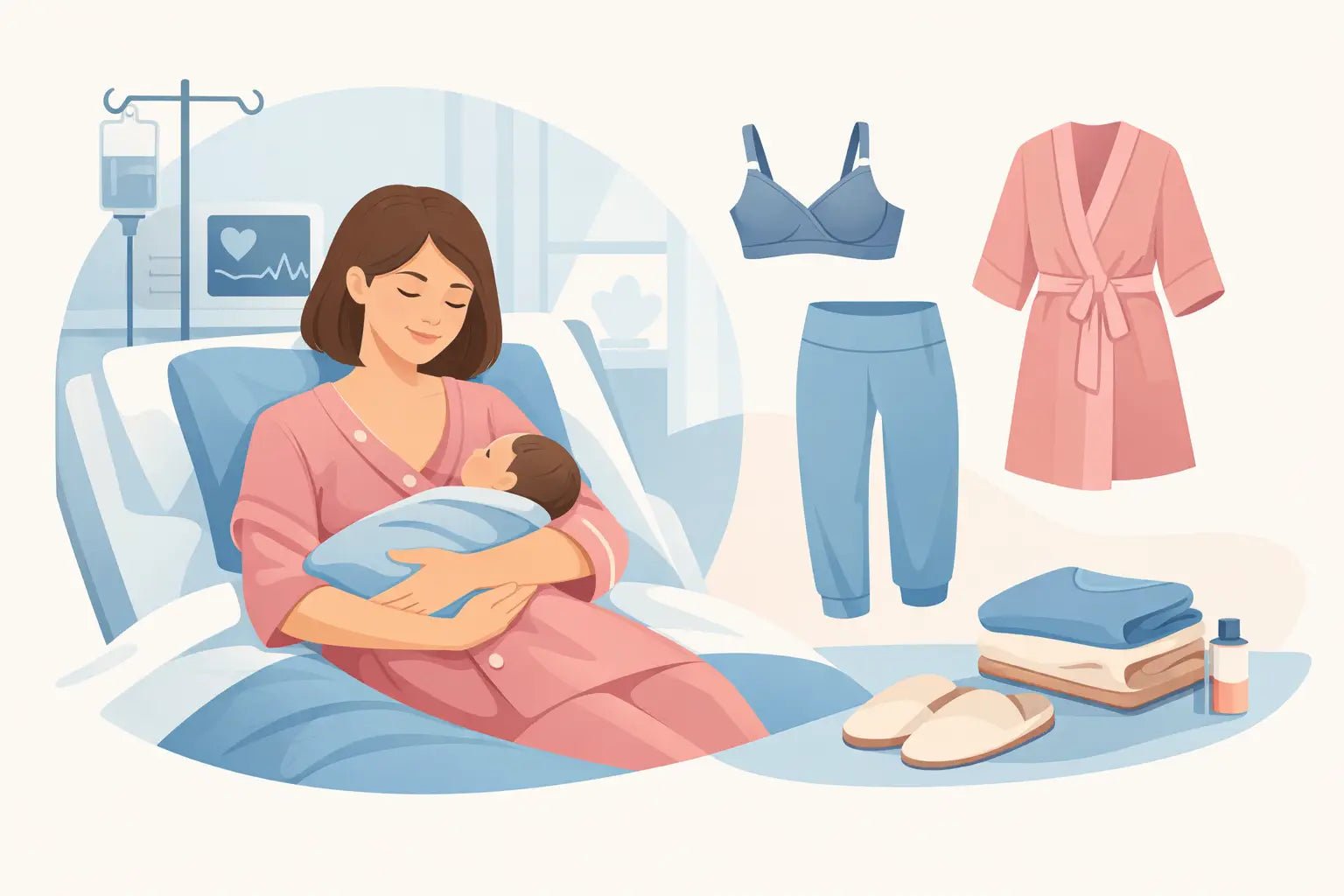 Hospital Recovery Clothing Guide for New Moms - Aimee Nursing Gowns
