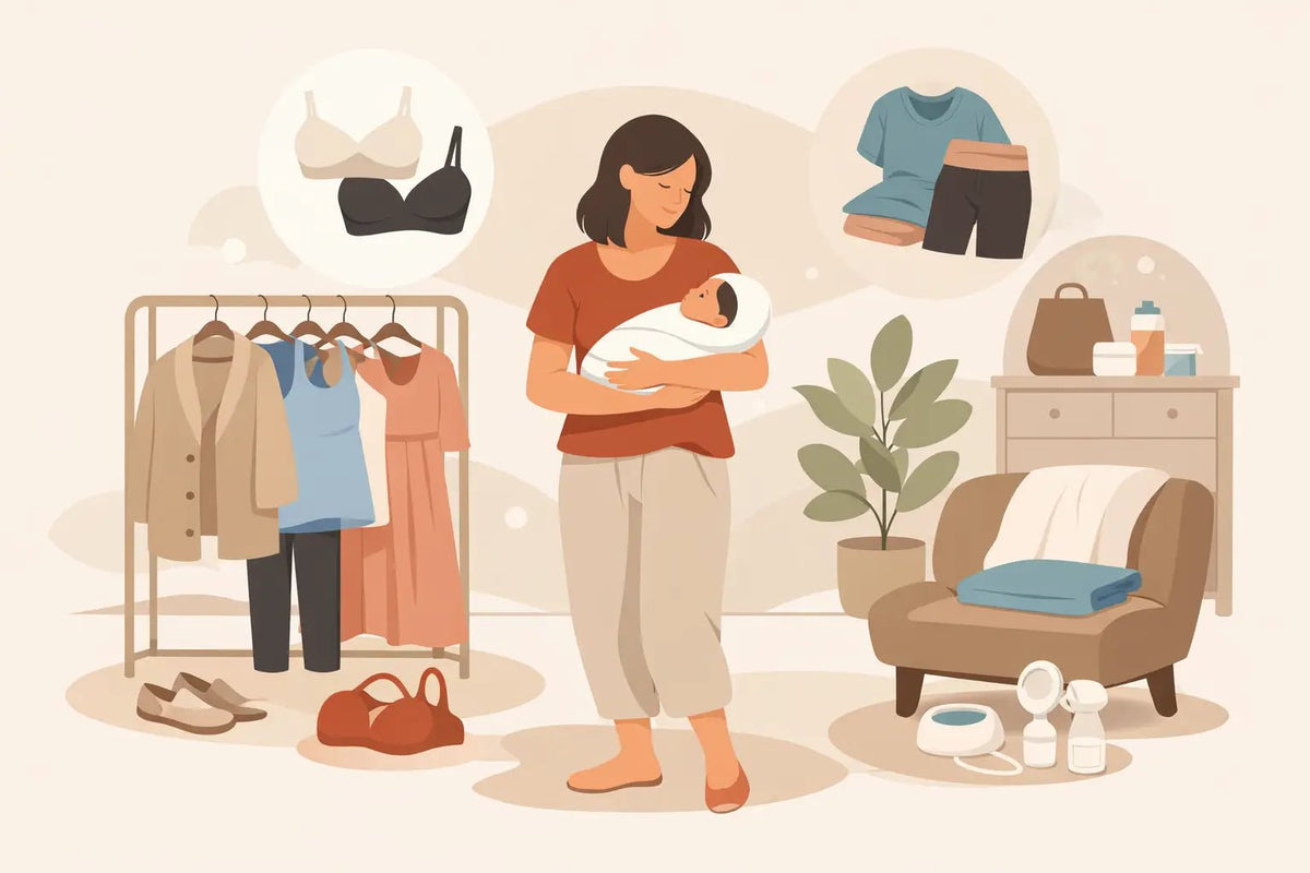How to Build a Postpartum Wardrobe - Aimee Nursing Gowns