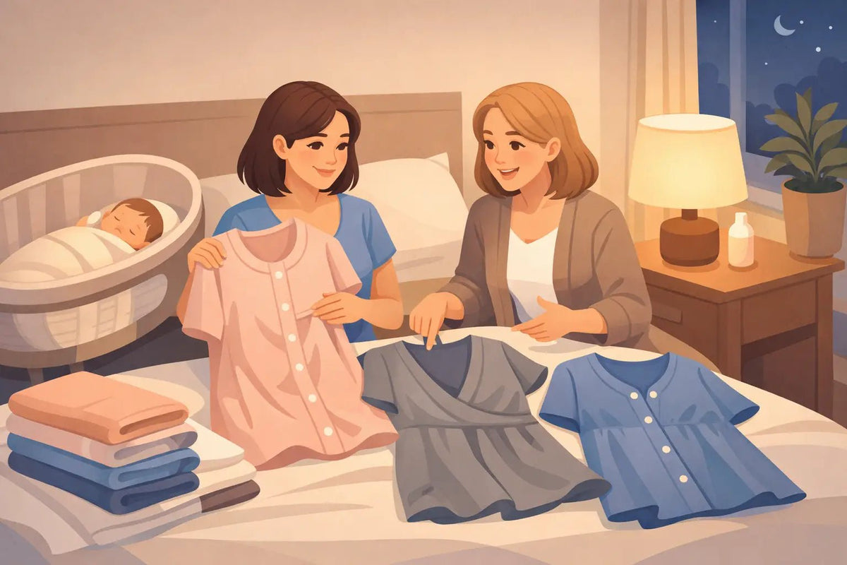 How to Choose Breastfeeding Friendly Nightgowns - Aimee Nursing Gowns