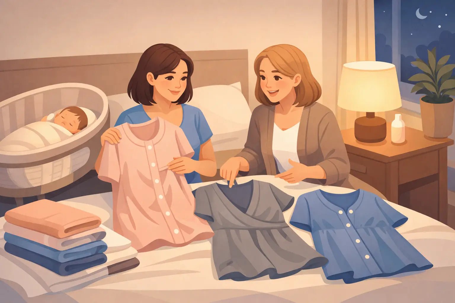 How to Choose Breastfeeding Friendly Nightgowns - Aimee Nursing Gowns