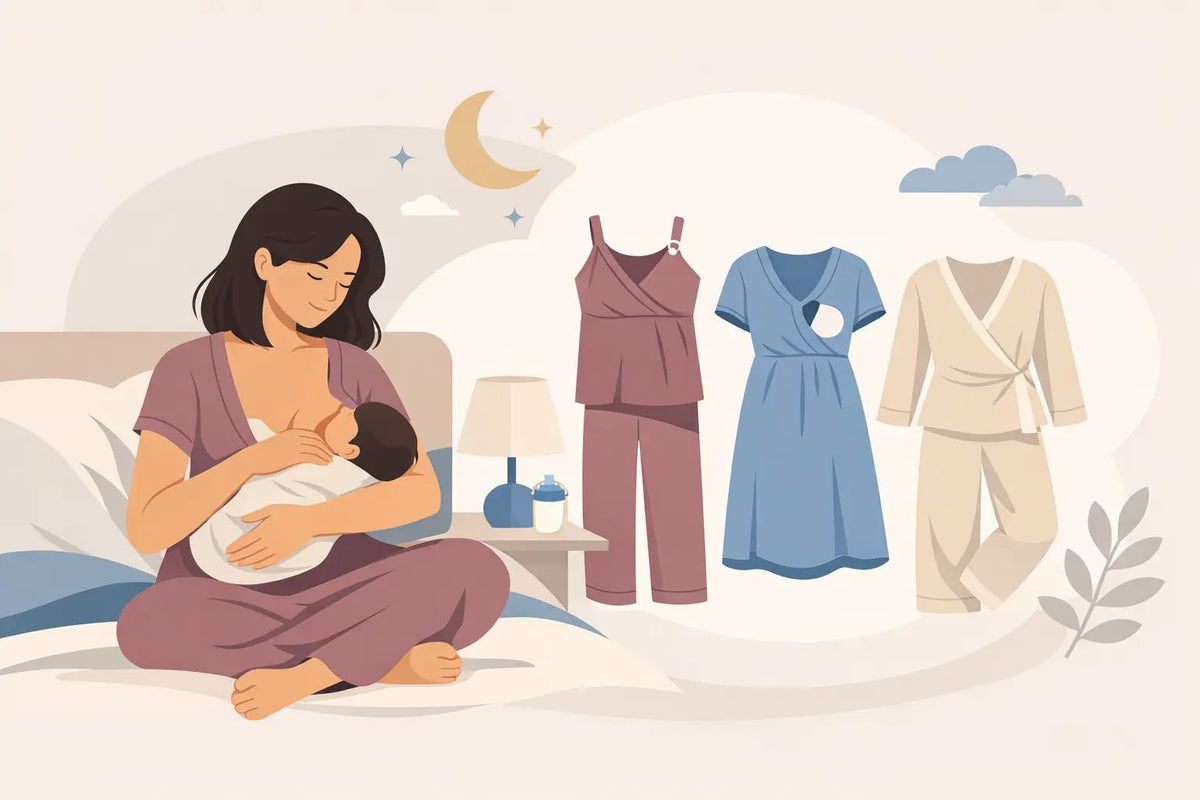 How to Choose Nursing Sleepwear That Helps - Aimee Nursing Gowns