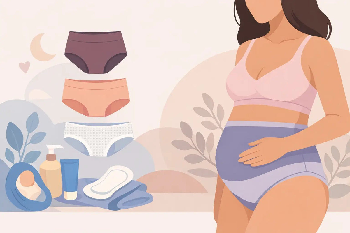 How to Find Postpartum Underwear That Helps - Aimee Nursing Gowns