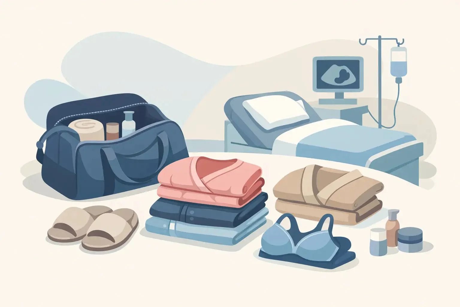 How to Pack Labor Sleepwear for Your Hospital Bag - Aimee Nursing Gowns