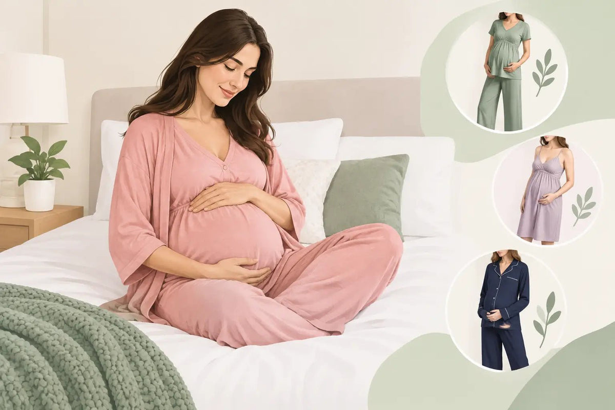 Maternity Sleepwear Trends That Put Comfort First - Aimee Nursing Gowns