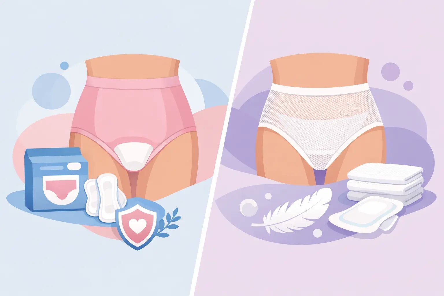 Postpartum Briefs vs Mesh Panties: Which Wins? - Aimee Nursing Gowns