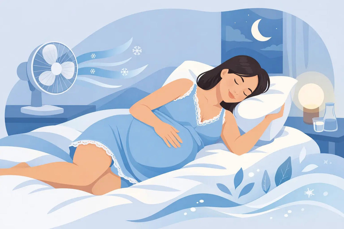 Pregnancy Sleepwear for Hot Flashes That Cools - Aimee Nursing Gowns