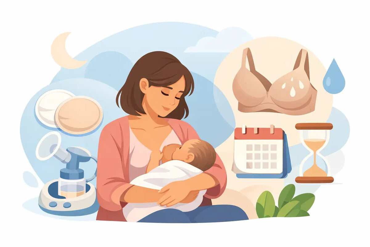 When Does Milk Leakage Stop After Pregnancy? - Aimee Nursing Gowns
