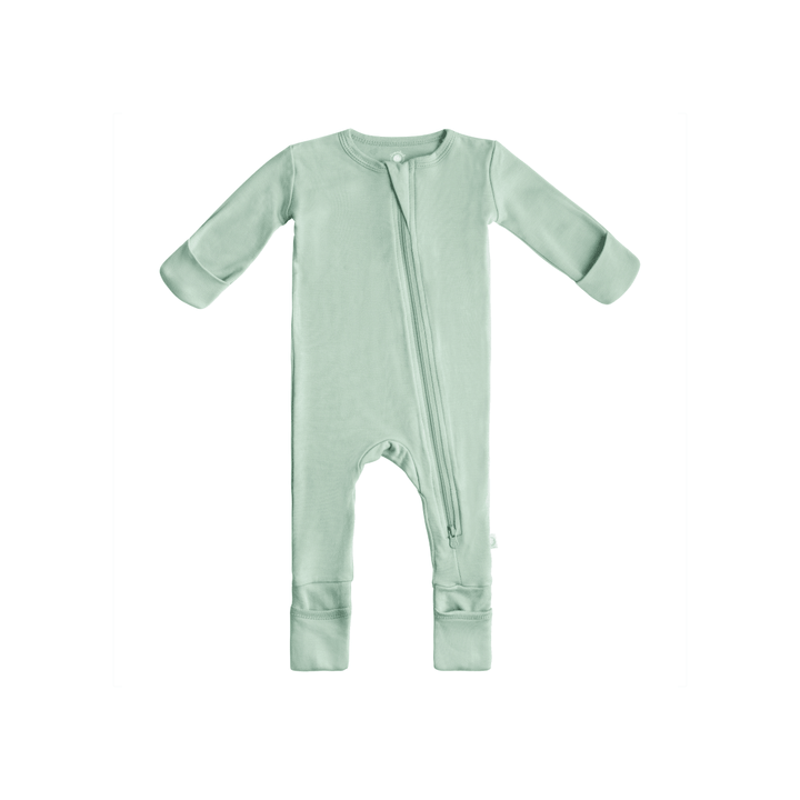 Baby Dreamland Baby bamboo pajamas with DreamCuffs®, featuring soft fabric and adjustable cuffs for comfortable sleep.