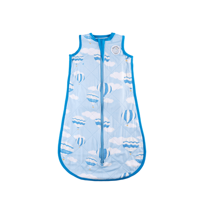 Dreamland Baby Bamboo Classic Sleep Sack non-weighted in soft bamboo fabric, with open arm design and secure zipper for safe sleep.