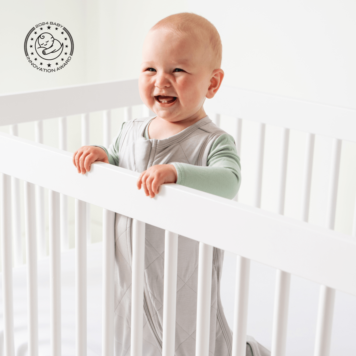 Dreamland Baby Bamboo Classic Sleep Sack, non-weighted sleep sack made from soft bamboo fabric, designed for safe baby sleep.