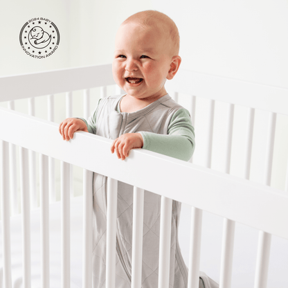 Dreamland Baby Bamboo Classic Sleep Sack, non-weighted sleep sack made from soft bamboo fabric, designed for safe baby sleep.