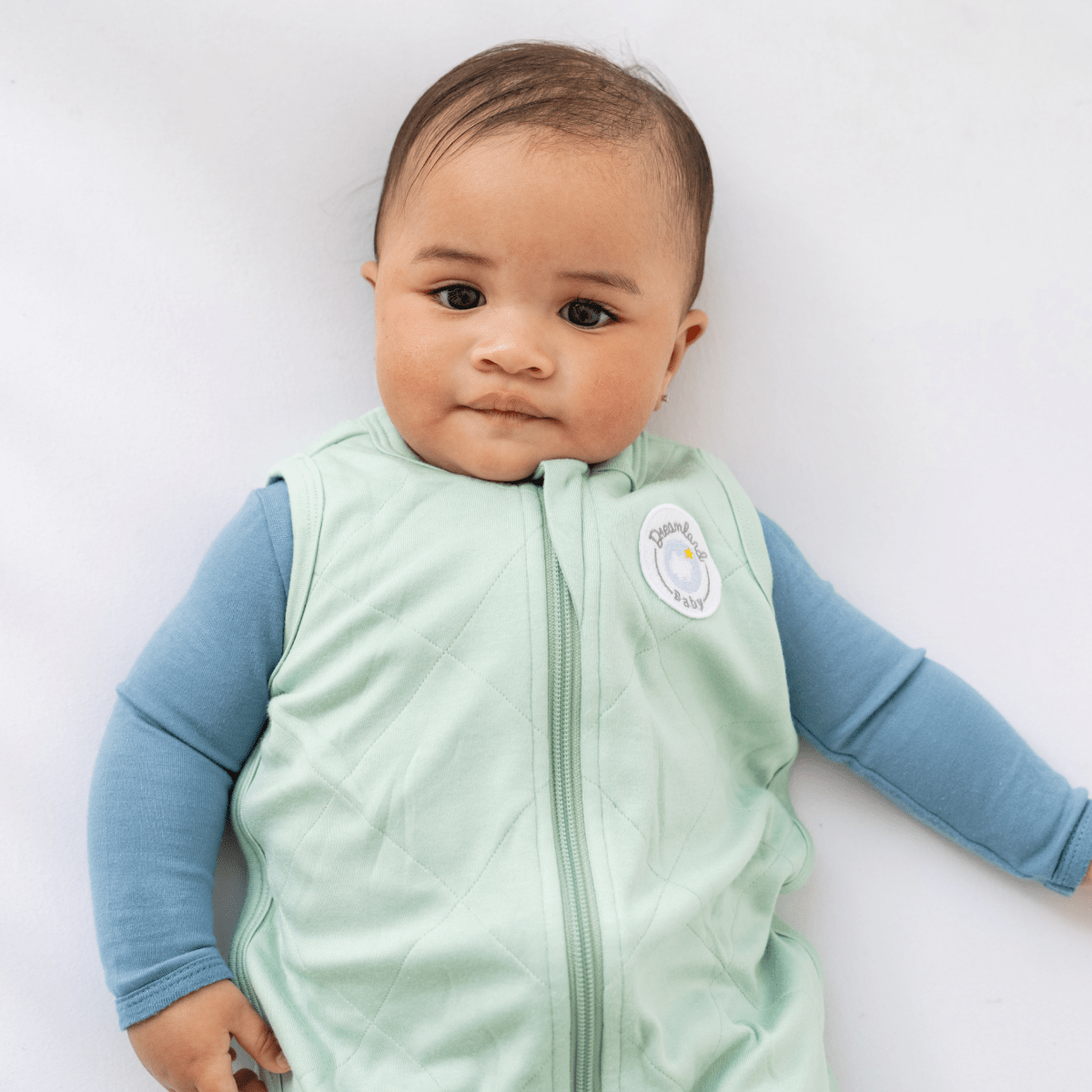 Dreamland Baby Bamboo Classic Sleep Sack, non-weighted fabric, soft and breathable sleep sack for infants.
