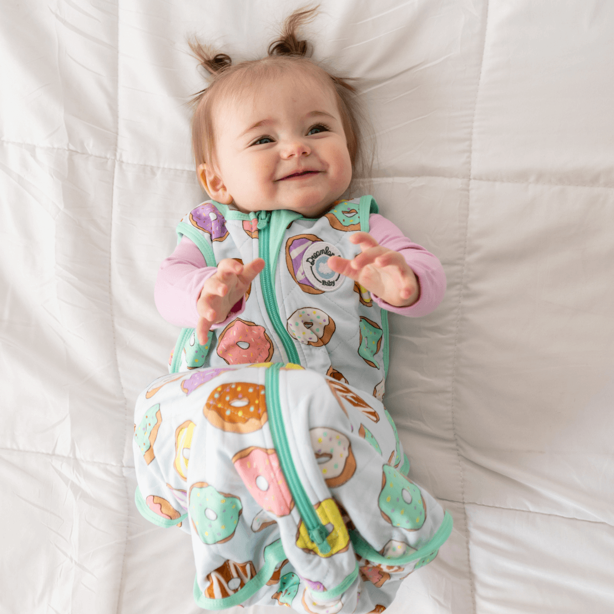 Dreamland Baby Bamboo Classic Sleep Sack, non-weighted sleep sack made of soft bamboo fabric for safe, comfortable sleep.