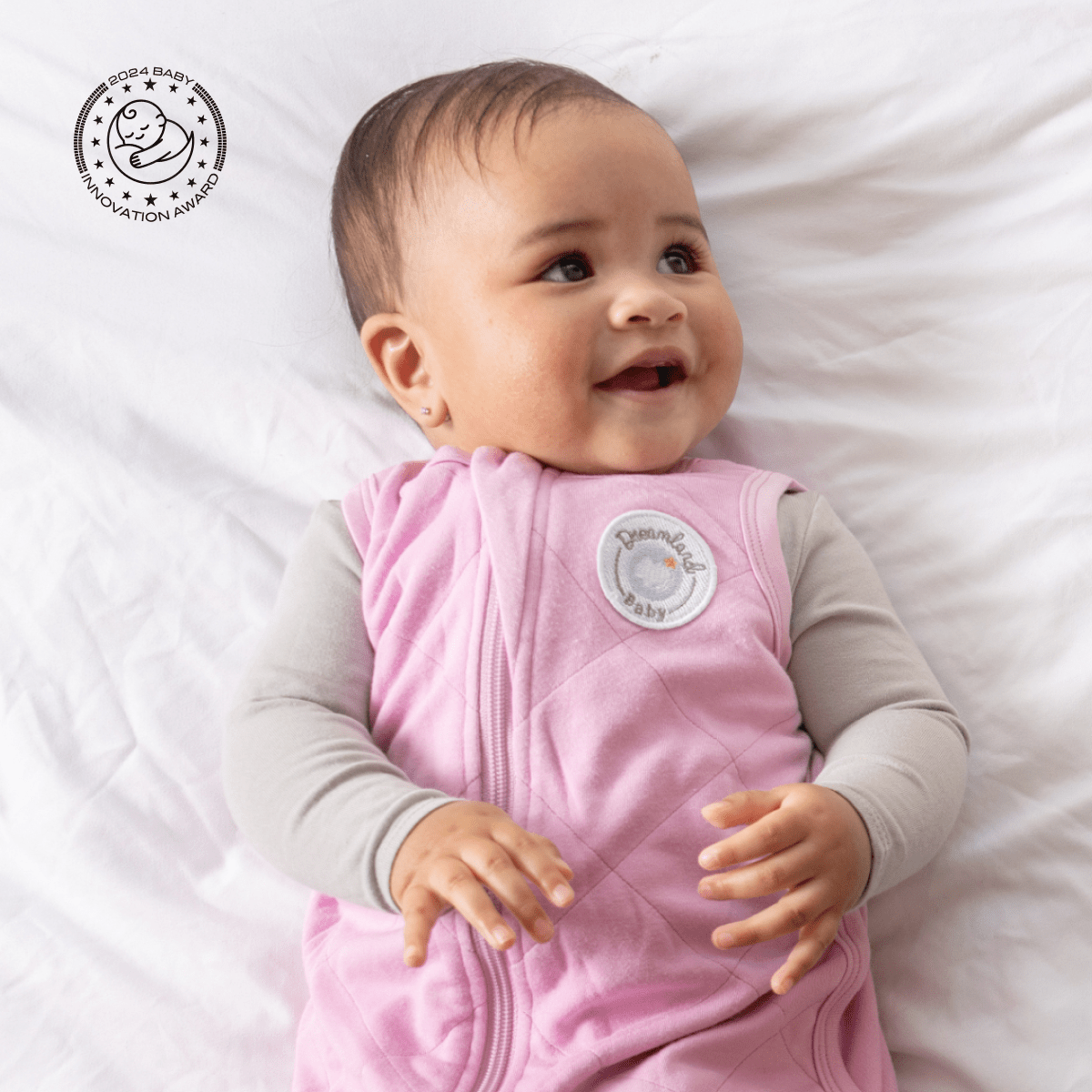Dreamland Baby Bamboo Classic Sleep Sack, non-weighted sleep sack made of soft bamboo fabric for safe baby sleep.