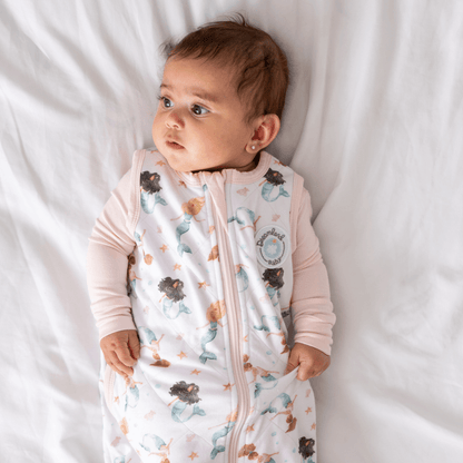 Dreamland Baby Bamboo Classic Sleep Sack, non-weighted baby sleep sack made of soft bamboo fabric, designed for safe sleep.