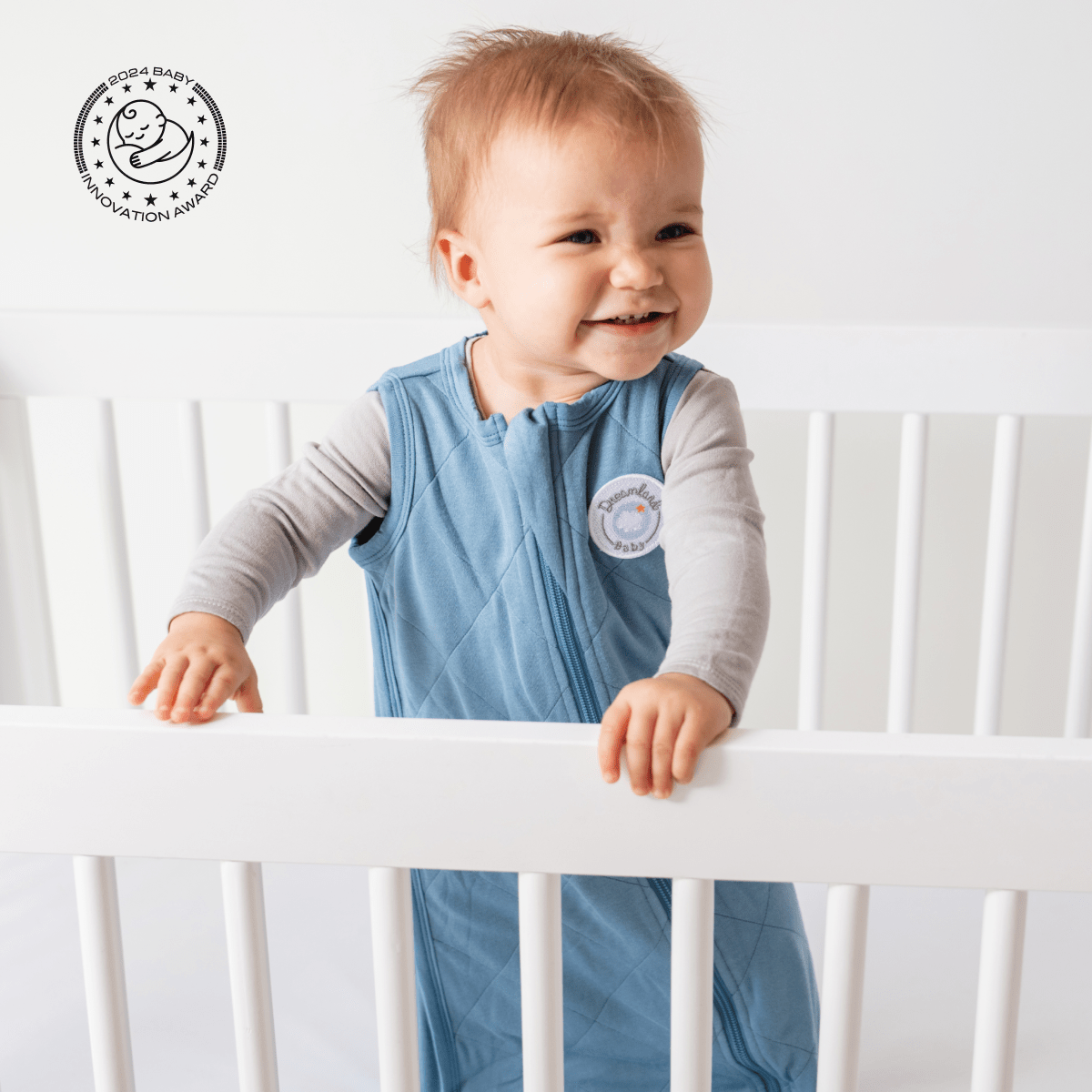 Dreamland Baby Bamboo Classic Sleep Sack, non-weighted sleep sack in soft bamboo fabric for safe baby sleep.