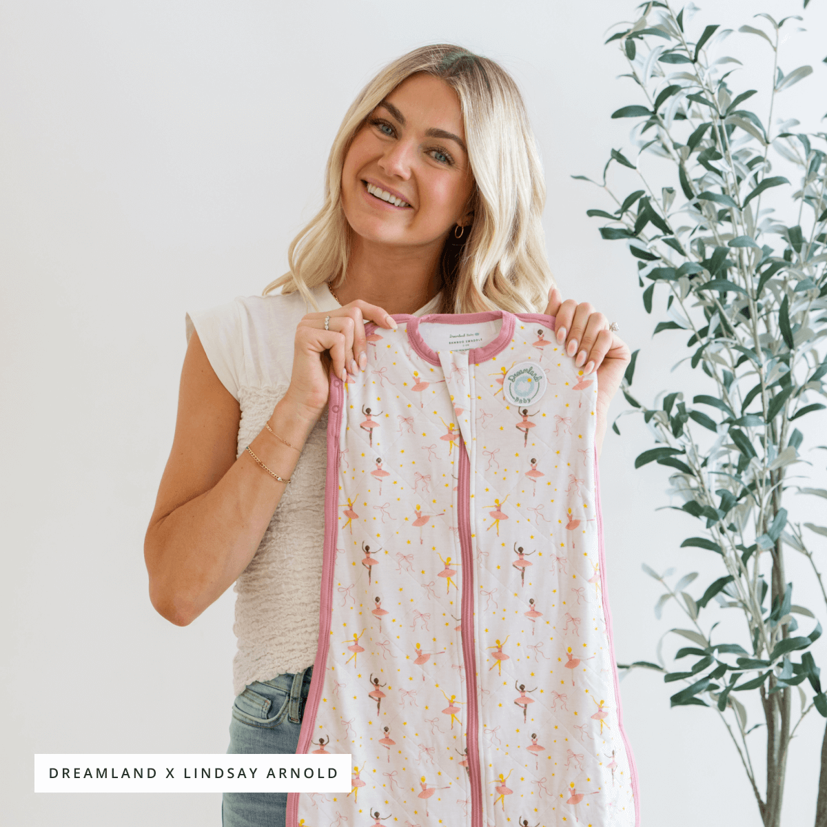 Dreamland Baby Bamboo Classic Sleep Sack, non-weighted sleep sack made from soft bamboo fabric for safe sleep.