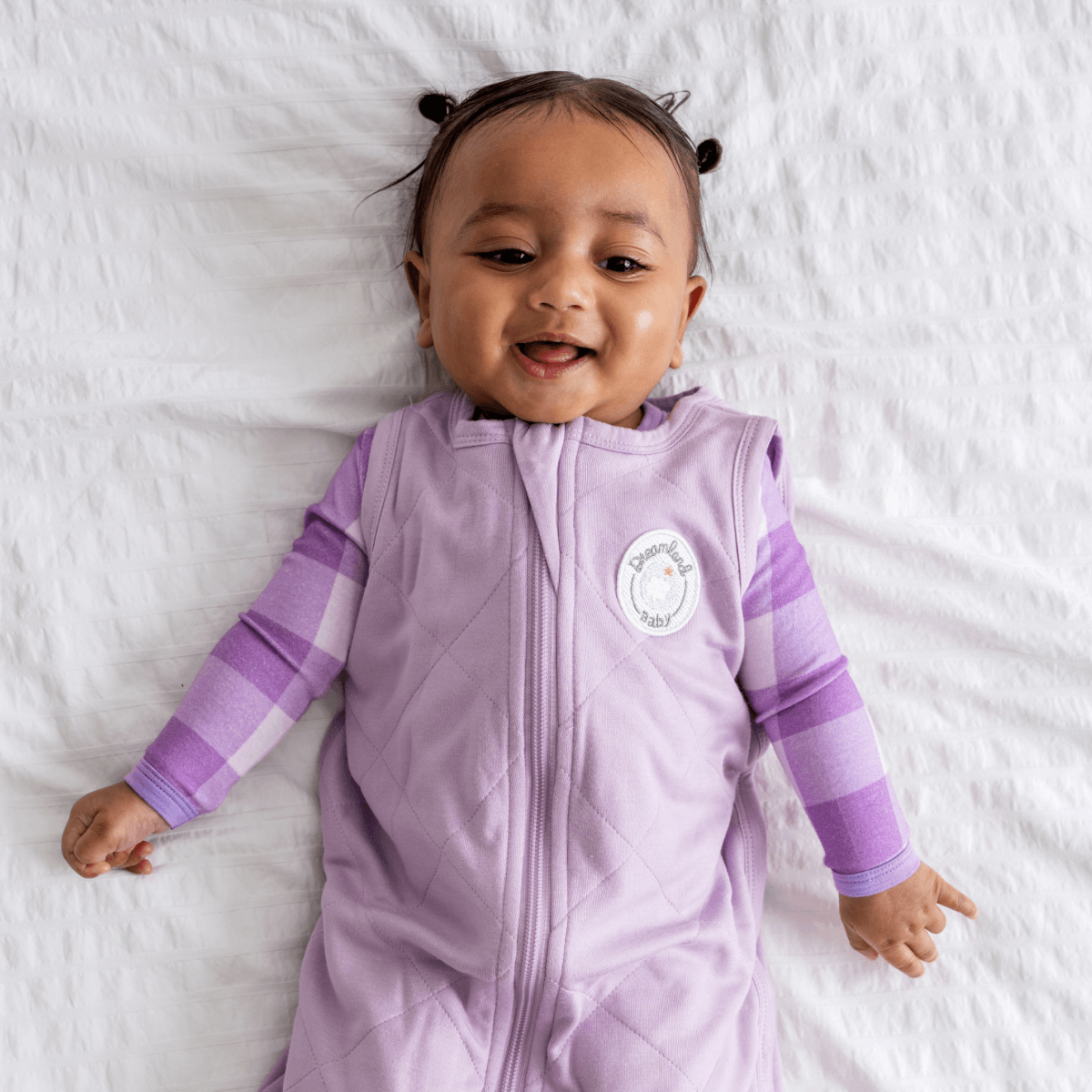 Dreamland Baby Bamboo Classic Sleep Sack, non-weighted, soft bamboo fabric designed for safe, comfortable sleep for infants.