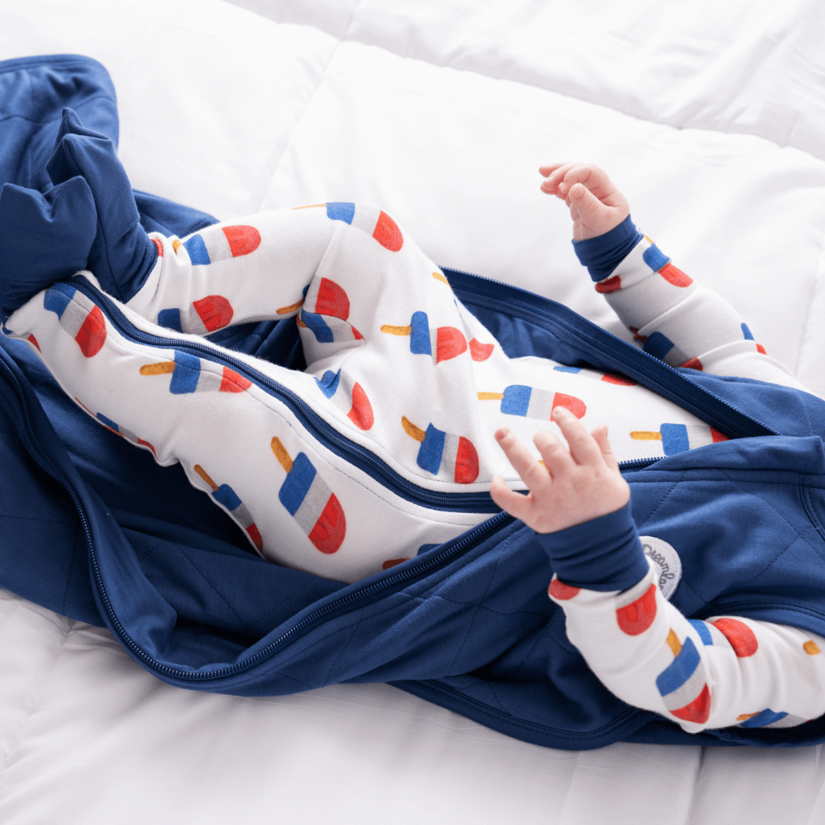 Dreamland Baby Bamboo Classic Sleep Sack, non-weighted sleep sack for infants, made from soft bamboo fabric.