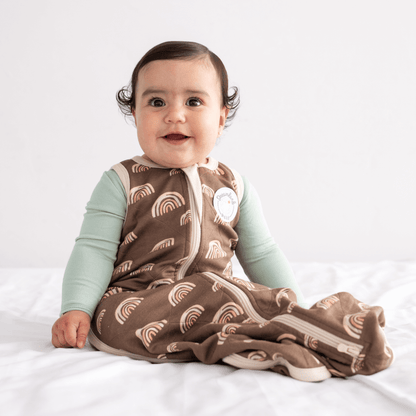 Dreamland Baby bamboo classic sleep sack, non-weighted swaddle for infants, made from soft, breathable bamboo fabric.