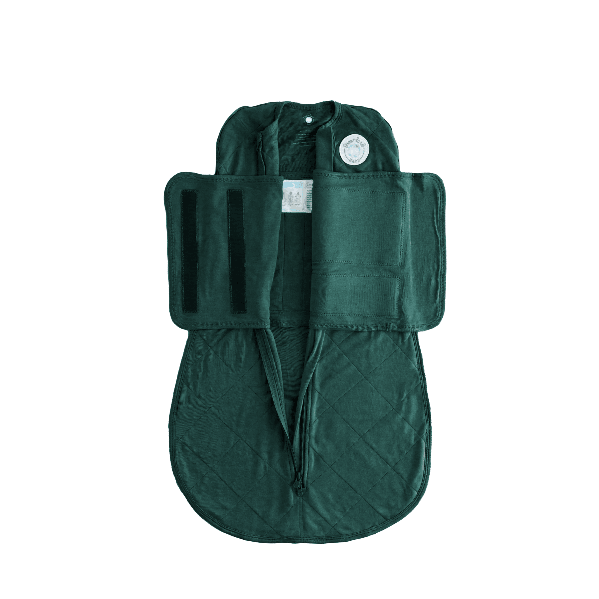 Dreamland Baby Bamboo Classic Swaddle, non-weighted, soft bamboo fabric with snug fit and gentle stretch for newborns.