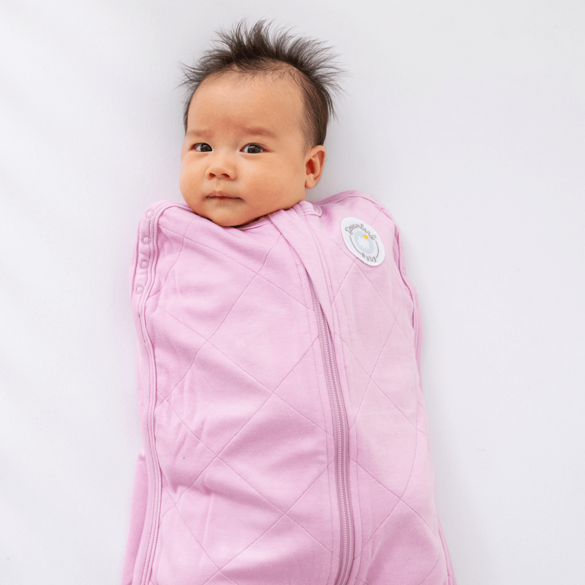Dreamland Baby Bamboo Classic Swaddle, lightweight, soft bamboo fabric, designed for safe, comfortable baby swaddling.