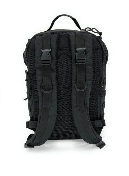 HighSpeedDaddy compact diaper bag backpack with multiple compartments and adjustable straps, designed for convenient baby care on the go.