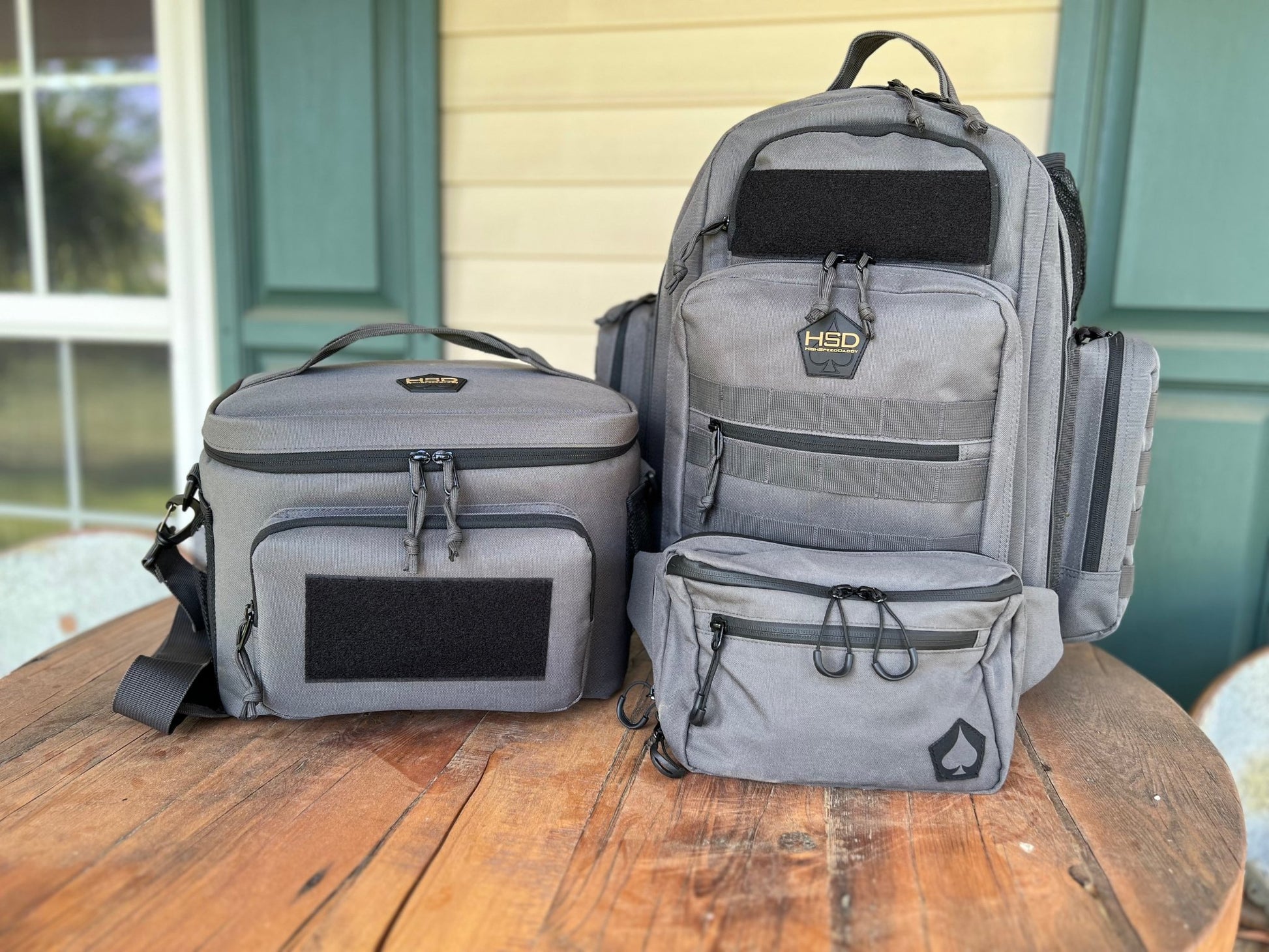 HighSpeedDaddy diaper bag backpack with multiple compartments and adjustable straps, designed for convenient baby essentials storage.