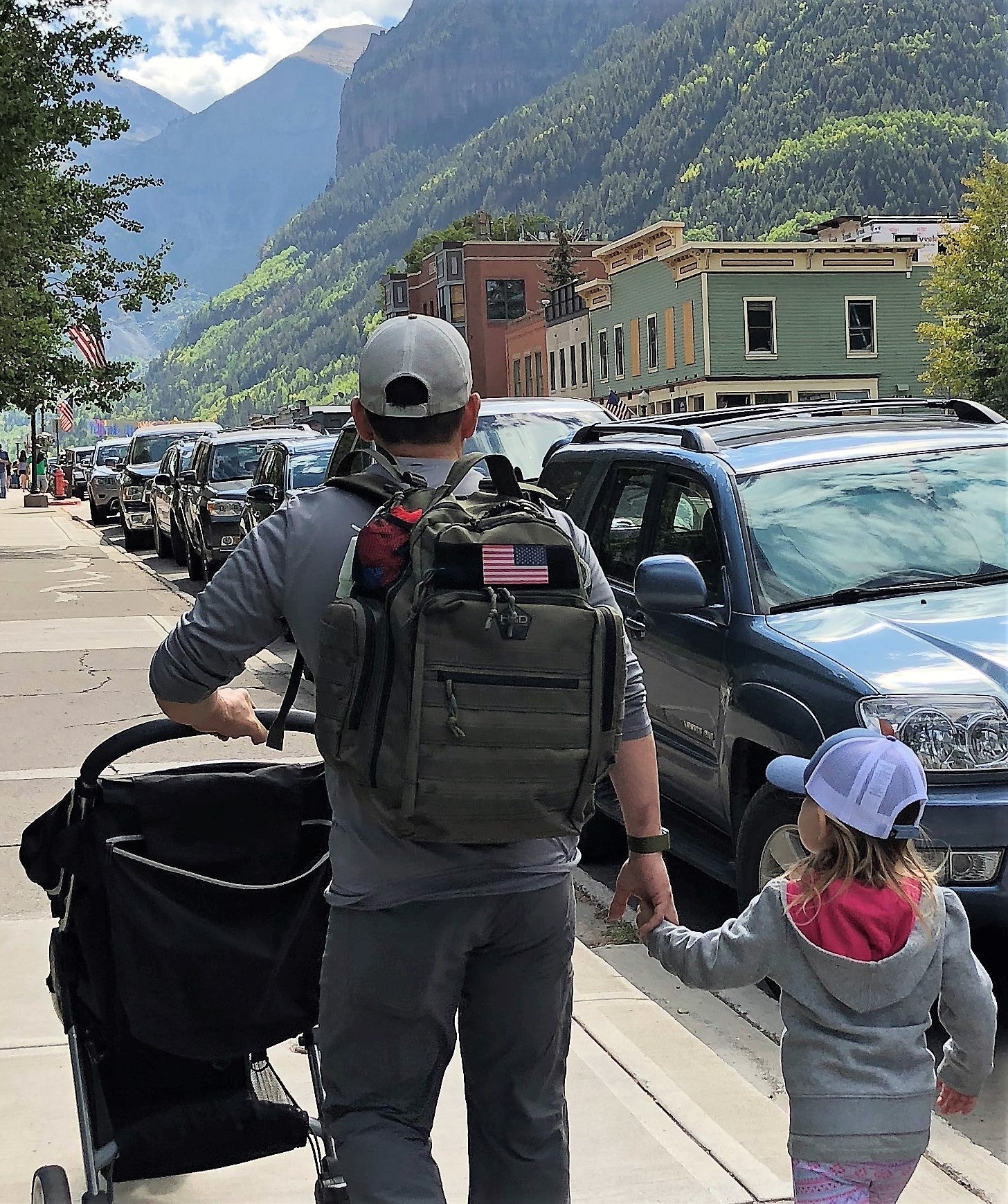 HighSpeedDaddy diaper bag backpack with multiple compartments, adjustable straps, and baby essentials storage.