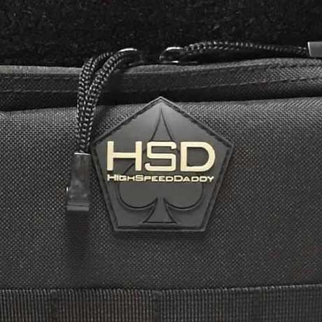 HighSpeedDaddy HSD diaper changing mat with soft padding and waterproof surface, ideal for comfortable baby diaper changes.