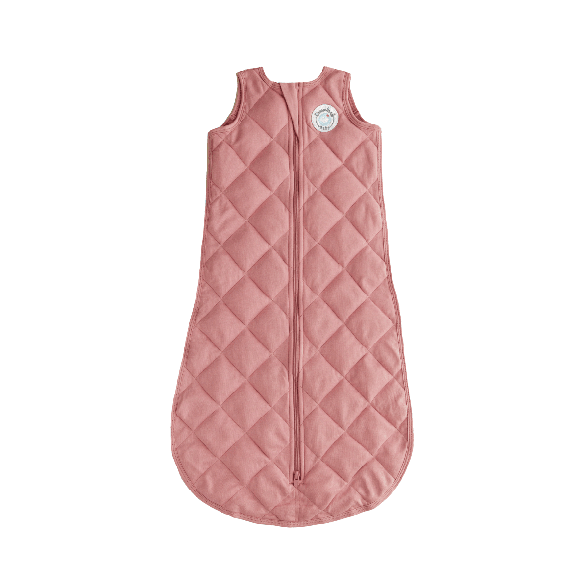 Dreamland Baby Dream Weighted Sleep Sack laid flat, soft fabric with adjustable straps and a cozy, secure fit for restful sleep.