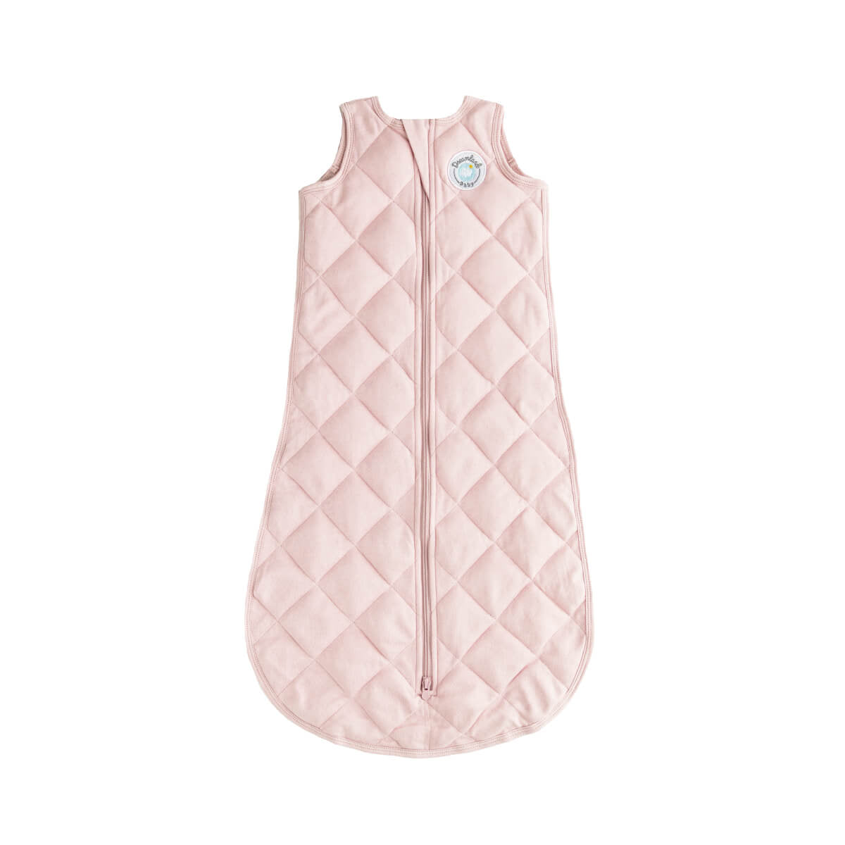 Dreamland Baby Dream Weighted Sleep Sack lying flat, soft fabric with adjustable straps, designed for comfortable sleep.