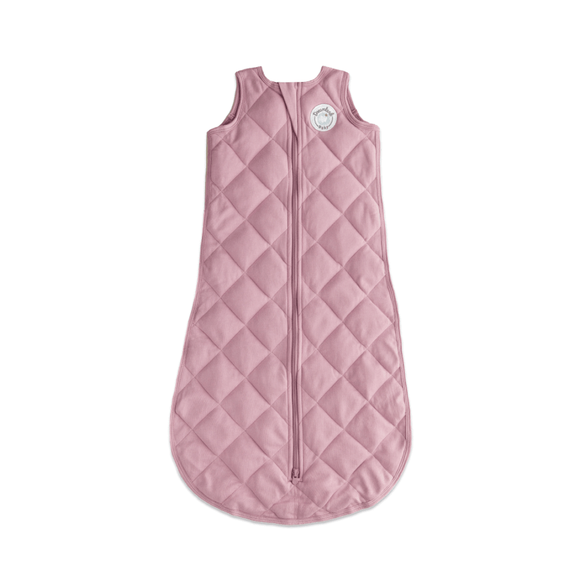 Dreamland Baby Dream Weighted Sleep Sack lying flat, soft fabric with adjustable straps and a cozy design for safe sleep.