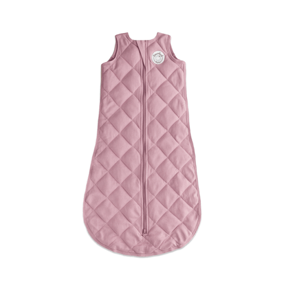 Dreamland Baby Dream Weighted Sleep Sack lying flat, soft fabric with adjustable straps and a cozy design for safe sleep.