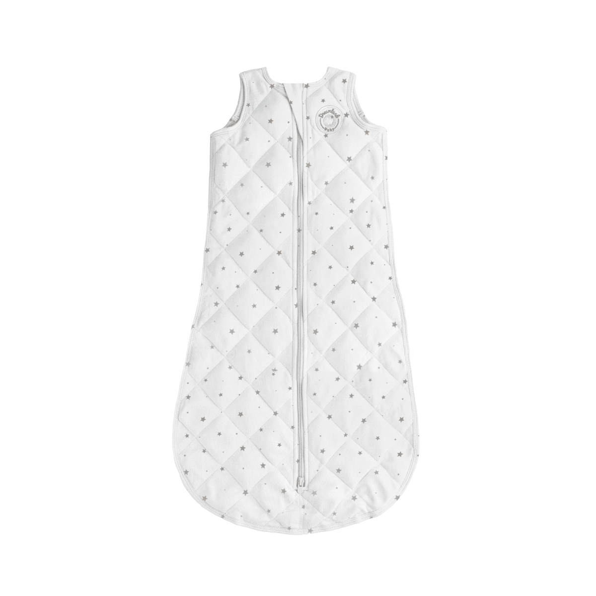 Dreamland Baby Dream Weighted Sleep Sack lying flat, soft fabric, designed for safe infant sleep and comfort.