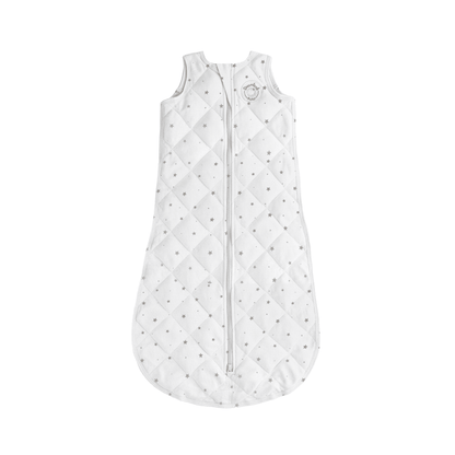 Dreamland Baby Dream Weighted Sleep Sack lying flat, soft fabric, designed for safe infant sleep and comfort.