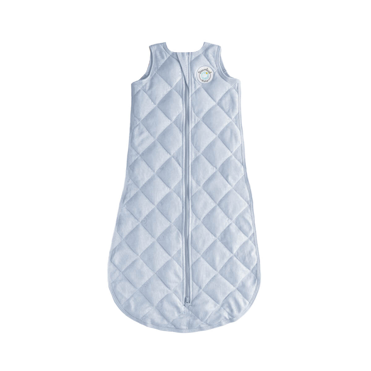 Dreamland Baby Dream Weighted Sleep Sack lying flat, soft fabric with adjustable straps for secure, comfortable nighttime sleep.
