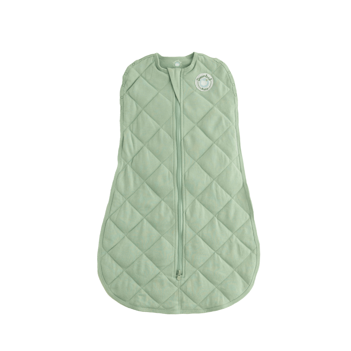 Dreamland Baby weighted sleep swaddle in soft fabric, designed to provide gentle, calming comfort for infants during sleep.