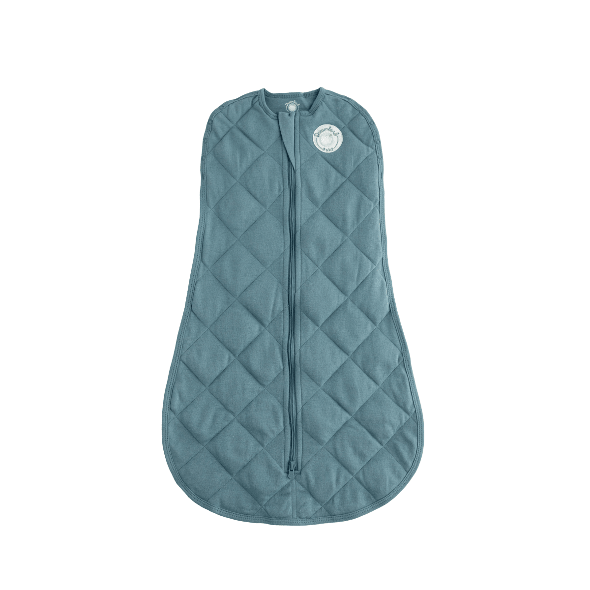 Dreamland Baby Dream Weighted Sleep Swaddle, soft fabric with adjustable straps, designed to help soothe and comfort infants during sleep.