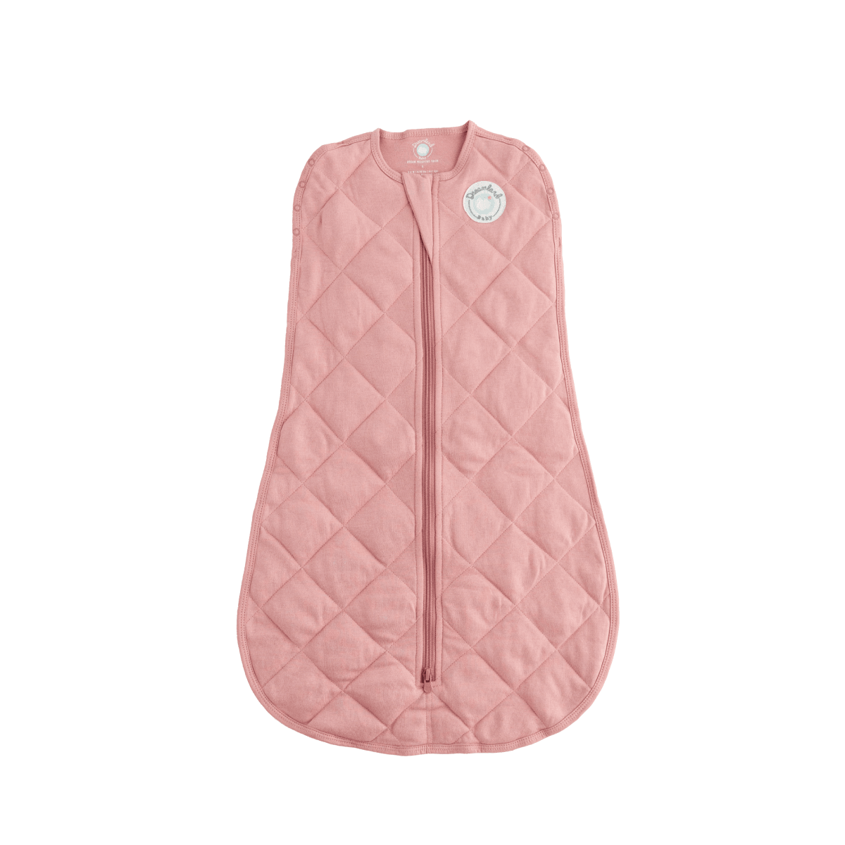 Dreamland Baby Dream Weighted Sleep Swaddle, soft fabric with adjustable fasteners and secure fit for newborns' calming sleep.