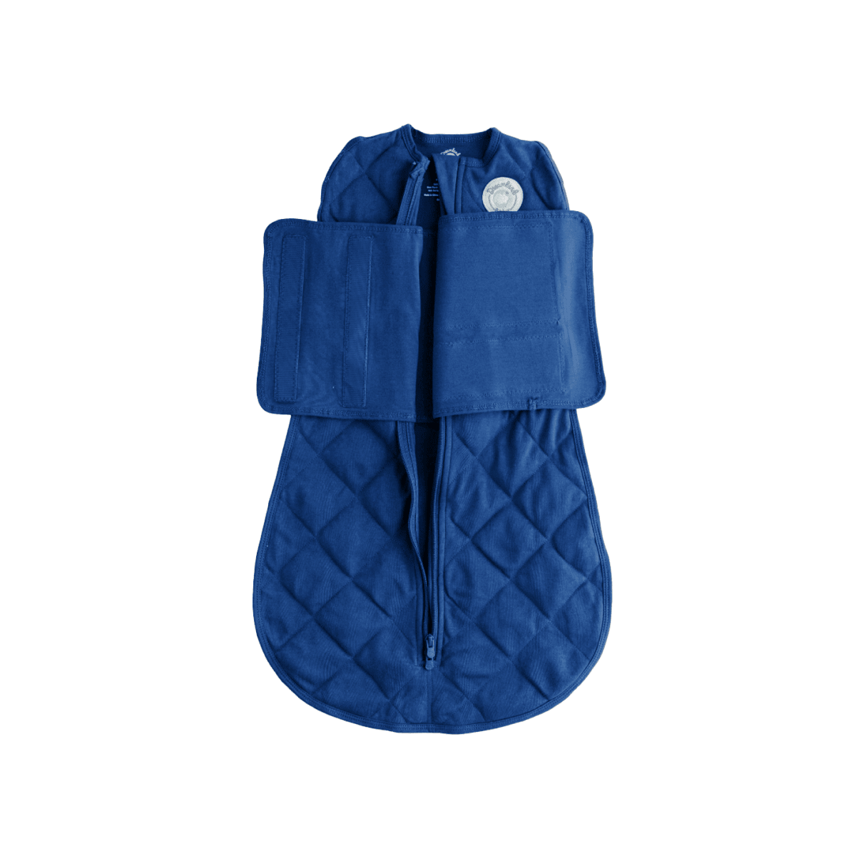 Dreamland Baby Dream Weighted Sleep Swaddle, soft fabric with adjustable fastenings, designed for secure and comfortable baby sleep.