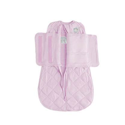 Dreamland Baby Dream Weighted Sleep Swaddle, soft fabric with adjustable straps, designed to help soothe and comfort infants during sleep.