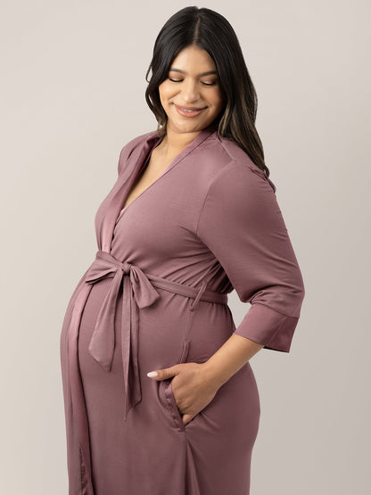 Kindred Bravely Emmaline Twilight robe featuring soft fabric, relaxed fit, and elegant design perfect for lounging or sleep.
