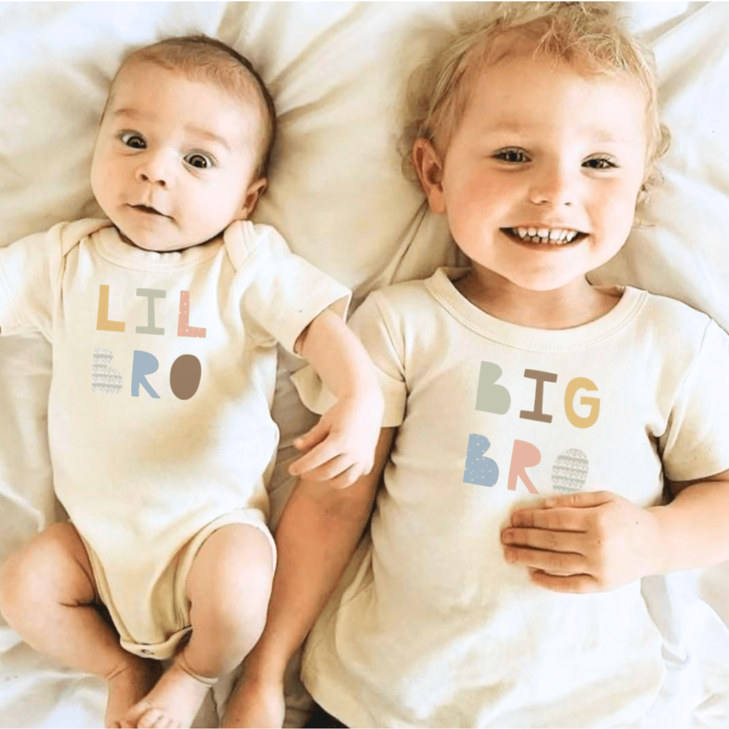 graphic bodysuit | lil bro - desert rose - Aimee Nursing Gowns